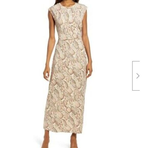 Fourteenth Place Animal Print Ruched Jersey - Picture 7 of 7